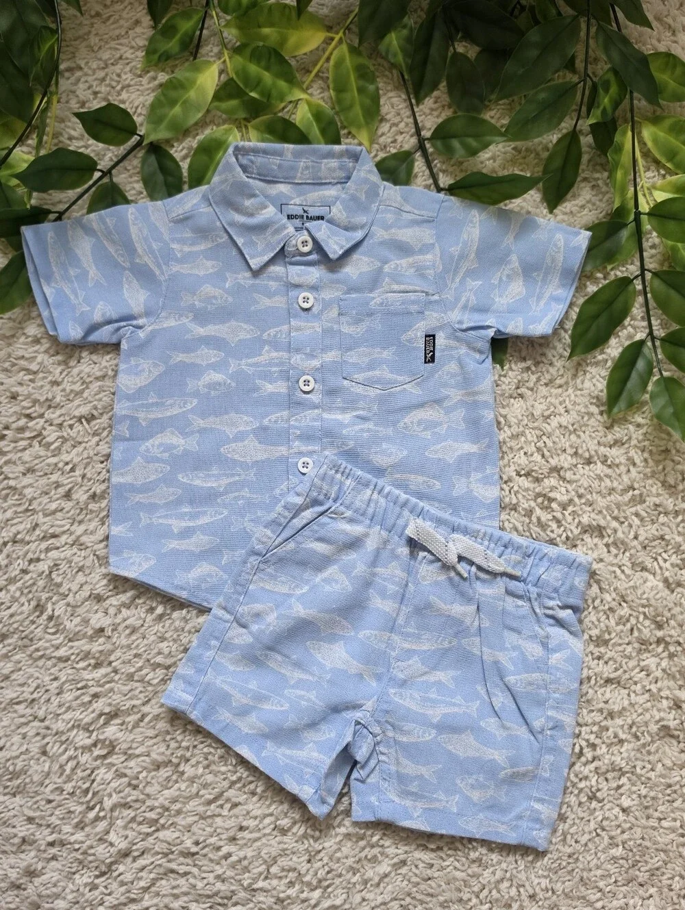 Baby Boy Fish Outfit (3-6 Months)